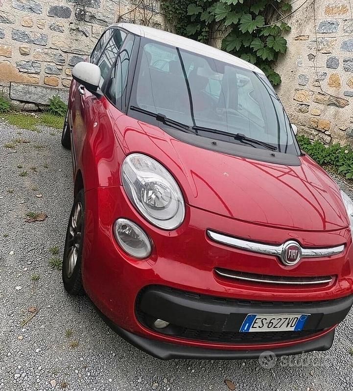 Usata Fiat 500L Lounge 85 CV (62 kW) 2013 Rosso Monovolume
