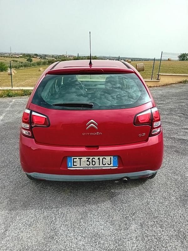 Usata Citroën C3 Attraction 67 CV (49 kW) 2014 Rosso Berlina