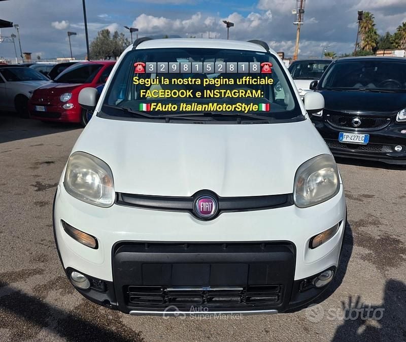 Usata Fiat Panda 4x4 S 75 CV (55 kW) 2013 Bianco Utilitaria