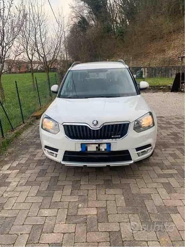 Usata Skoda Yeti GreenLine 105 CV (77 kW) 2014 Bianco SUV