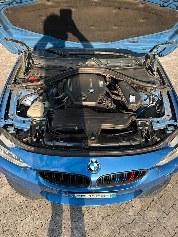 Usata BMW 420 Efficient Dynamics 190 CV (139 kW) 2015 Blu Coupé