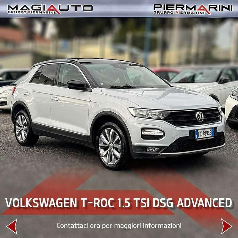 Usata VW T-Roc Advance 150 CV (110 kW) 2019 Bianco SUV