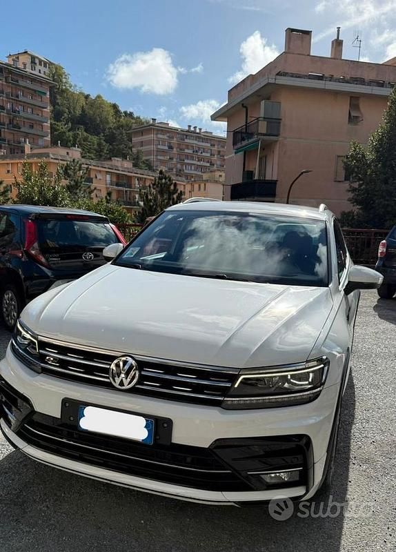 Usata VW Tiguan Advance 190 CV (139 kW) 2018 Bianco SUV