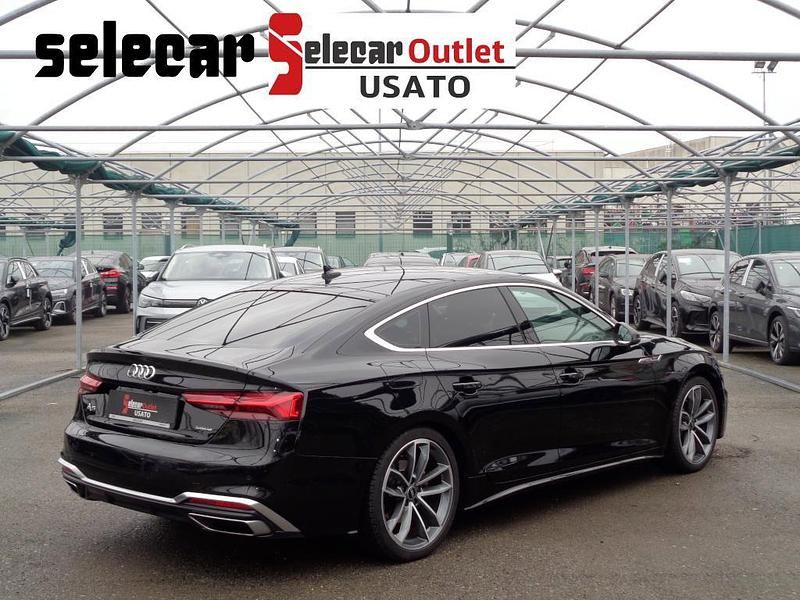 Usata Audi A5 Sportback S-Line 204 CV (150 kW) 2023 Nero met Utilitaria