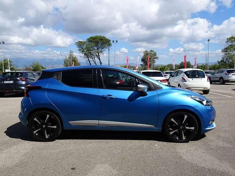 Usata Nissan Micra Tekna 90 CV (66 kW) 2017 Blu/azzurro Utilitaria