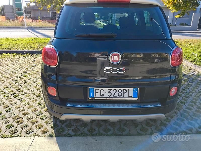 Usata Fiat 500L Trekking 95 CV (69 kW) 2017 Nero Monovolume