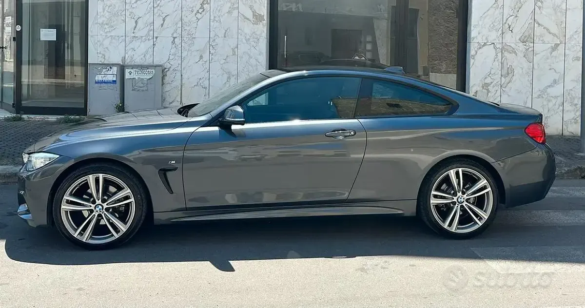 Usata BMW 420 Coupé M Sport 190 CV (139 kW) 2015 Grigio Coupé