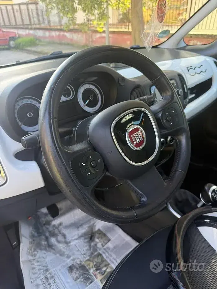 Usata Fiat 500L Trekking 105 CV (77 kW) 2014 Marrone Monovolume