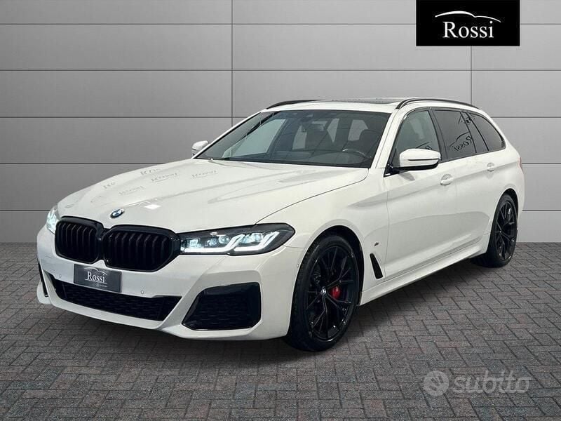 Bianco Usata 2024 BMW 520 M Sport Station wagon | 46.500 € (Buon prezzo) - Immagine 1/4