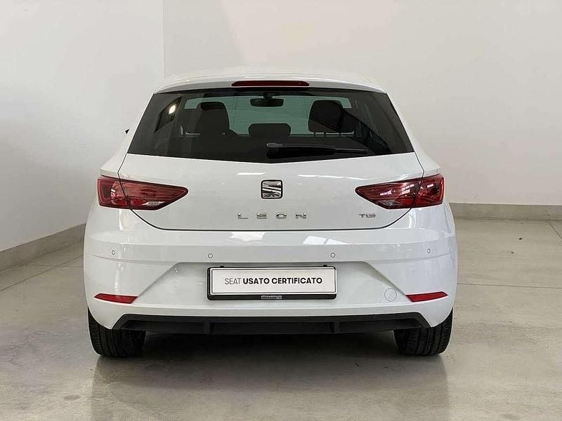 Usata Seat Leon Business 110 CV (80 kW) 2017 Bianco Berlina