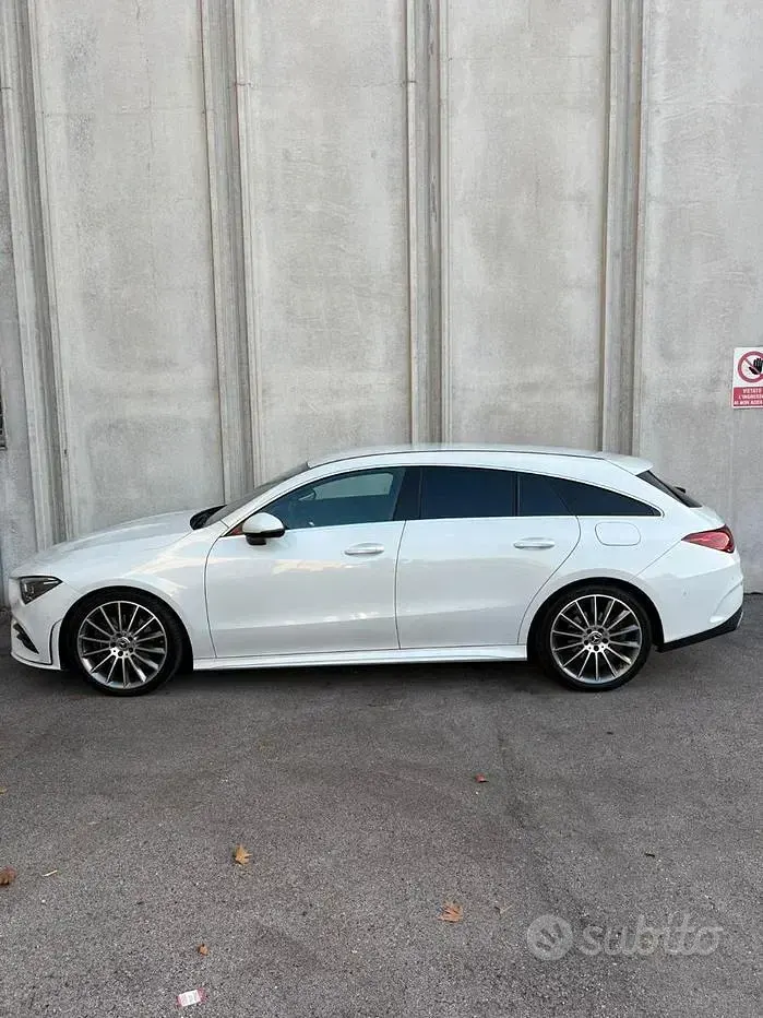 Usata Mercedes CLA200 163 CV (119 kW) 2020 Bianco Coupé