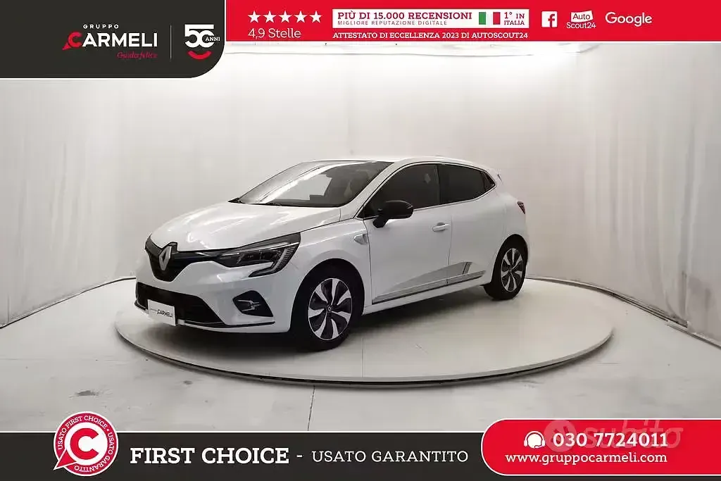 Usata Renault Clio V 140 CV (102 kW) 2021 Bianco Berlina