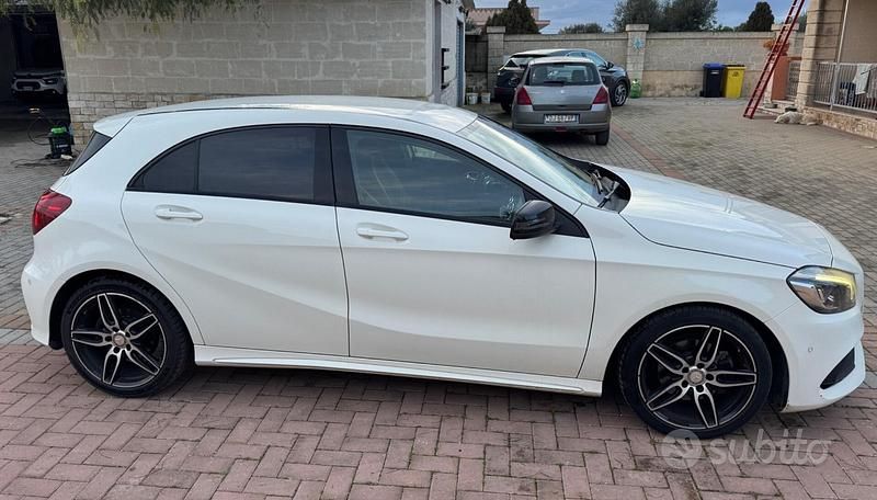 Usata Mercedes A180 Premium 110 CV (80 kW) 2016 Bianco Berlina