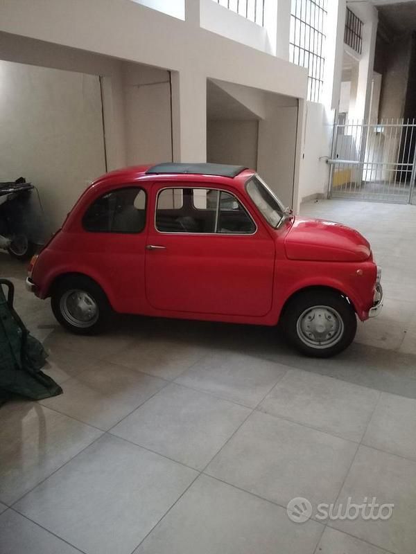 Usata Fiat 500 1960 Rosso Utilitaria