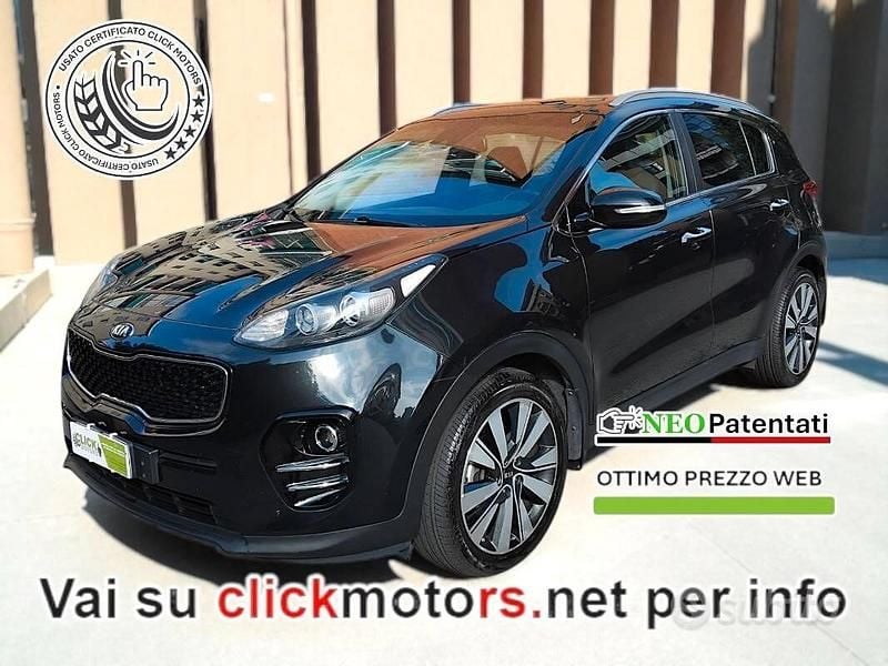 Usata Kia Sportage 116 CV (85 kW) 2017 Nero SUV