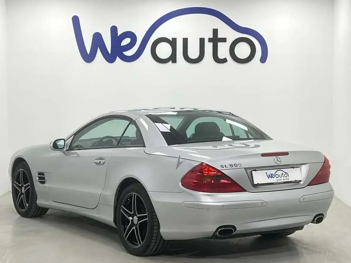 Usata Mercedes SL500 306 CV (225 kW) 2003 Argento Cabrio