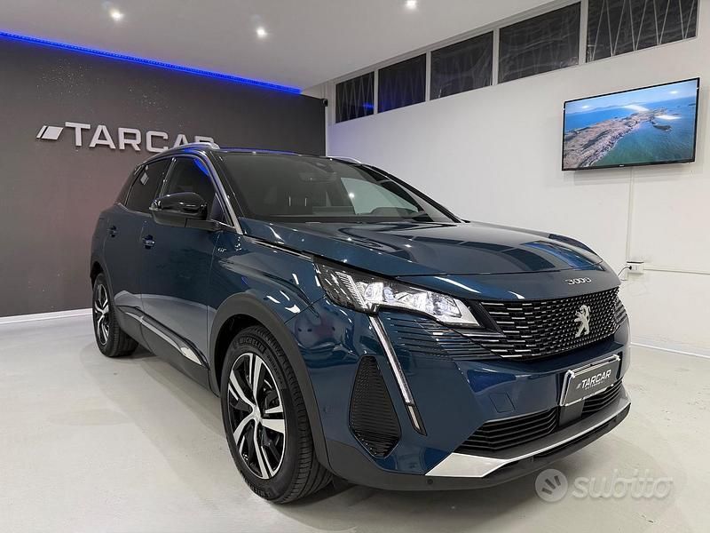 Usata Peugeot 3008 GT-line 131 CV (96 kW) 2021 Blu SUV