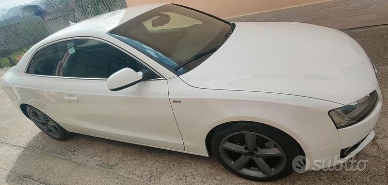 Usata Audi A5 Ambition 190 CV (139 kW) 2011 Bianco Coupé