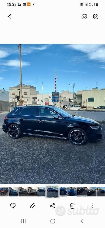 Gebraucht Audi A3 2018 Schwarz Limousine