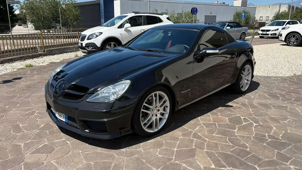 Usata Mercedes SLK200 163 CV (119 kW) 2008 Nero Cabrio