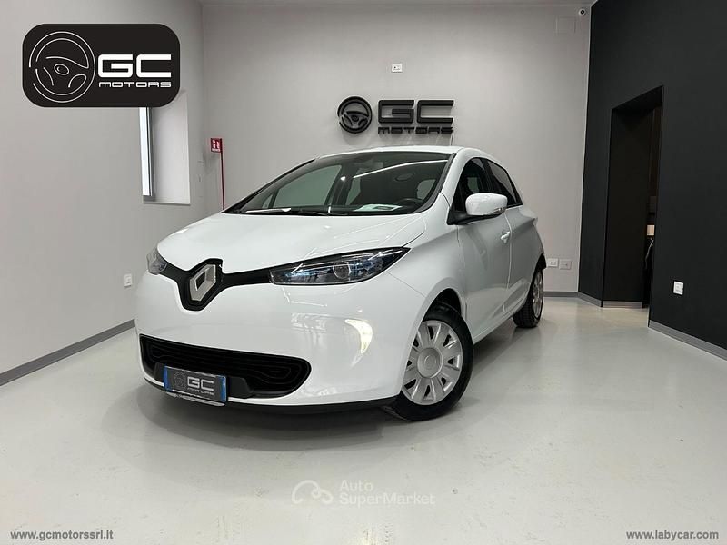 Usata Renault Zoe Life 67 kW (92 CV) 2018 Bianco Utilitaria