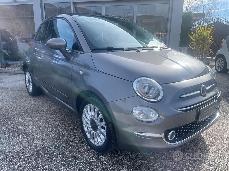 Usata Fiat 500C Lounge 69 CV (50 kW) 2019 Grigio Cabrio