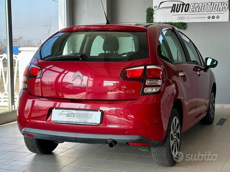 Usata Citroën C3 Exclusive 68 CV (50 kW) 2014 Rosso Berlina