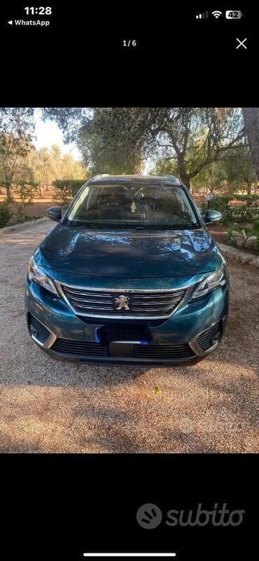 Usata Peugeot 5008 131 CV (96 kW) 2018 Verde Monovolume