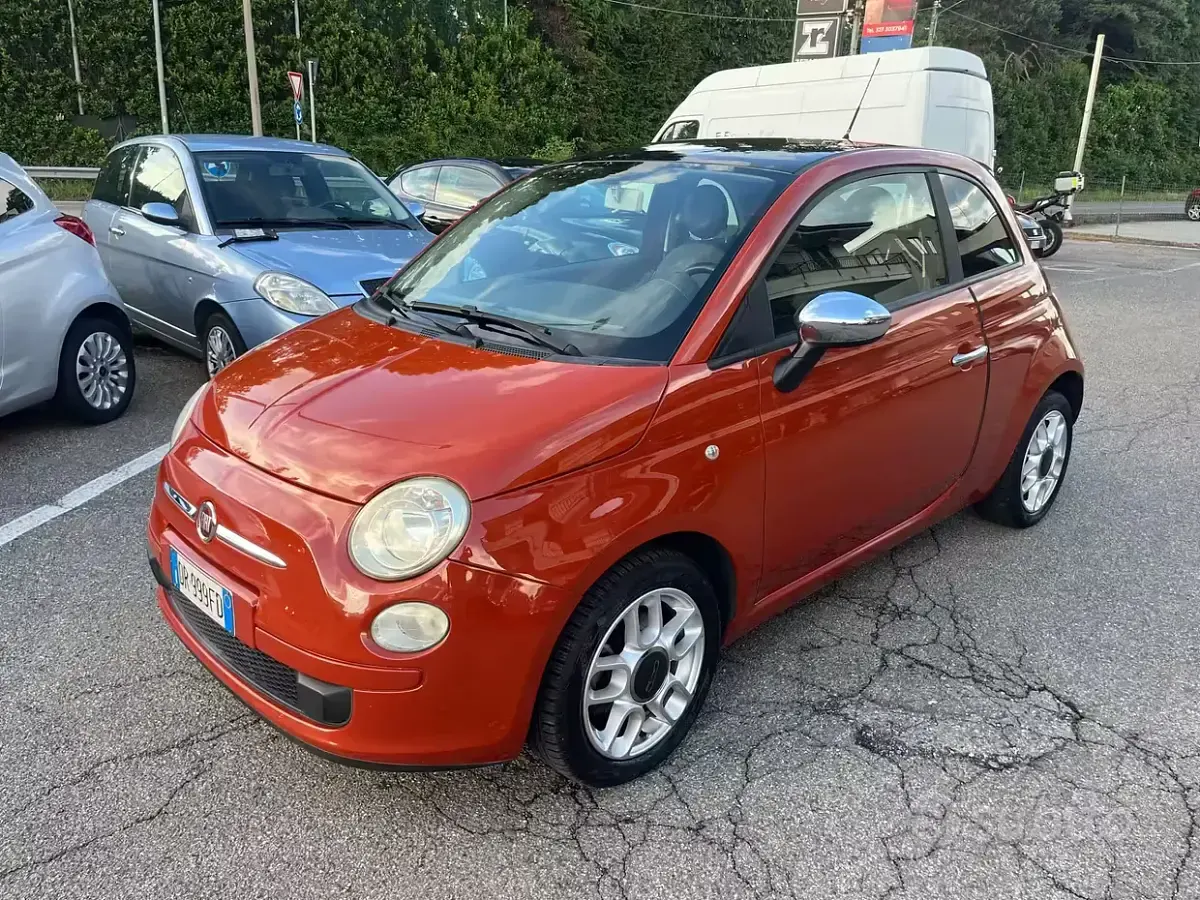Usata Fiat 500 Sport 100 CV (73 kW) 2008 Arancione Berlina