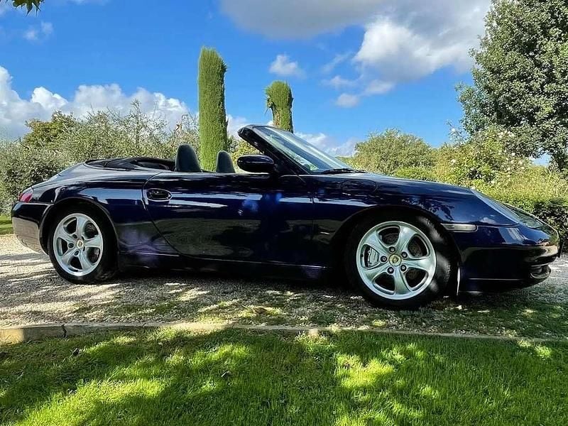 Usata Porsche 911 Carrera Cabriolet 300 CV (220 kW) 2000 Blu/azzurro Cabrio