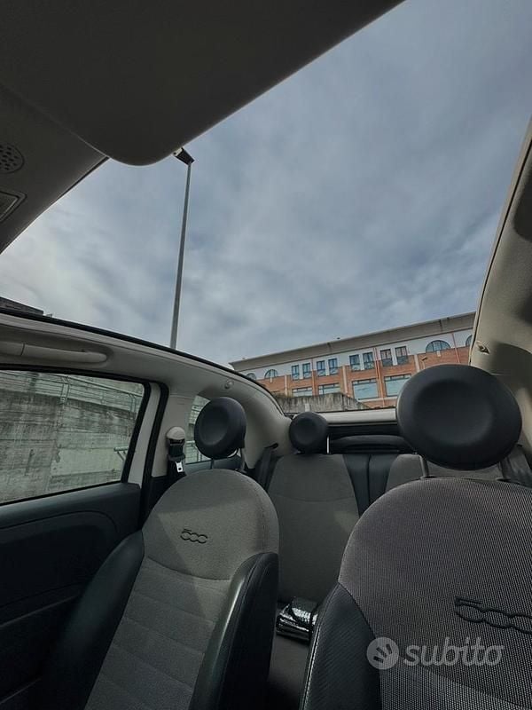 Usata Fiat 500 95 CV (69 kW) 2011 Bianco Cabrio
