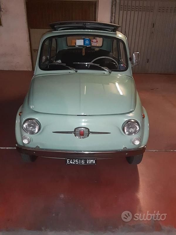 Usata Fiat Cinquecento 1960 Verde Utilitaria