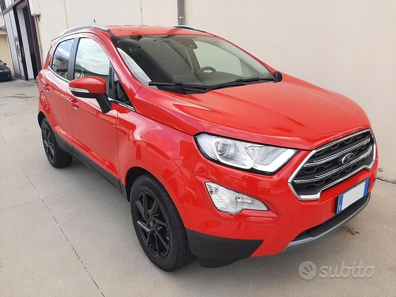Usata Ford Ecosport Titanium 125 CV (91 kW) 2021 Rosso SUV