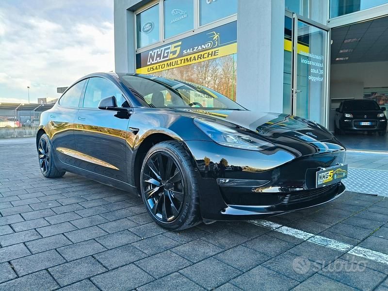 Usata Tesla Model 3 366 kW (498 CV) 2021 Nero Berlina
