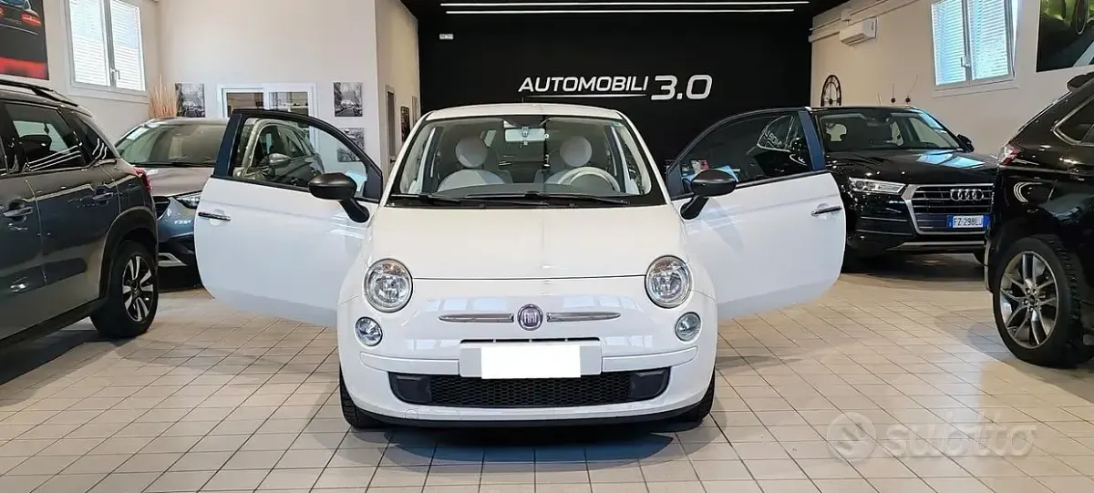 Usata Fiat 500 Lounge 69 CV (50 kW) 2010 Bianco Berlina