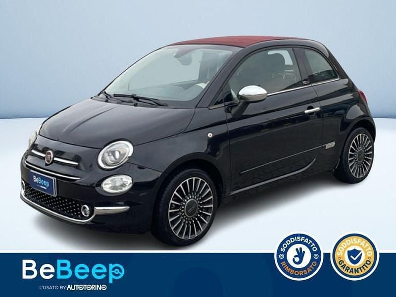 Usata Fiat 500C Lounge 105 CV (77 kW) 2015 Nero metallizzato Cabrio