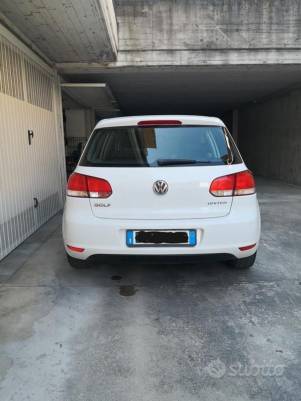 Usata VW Golf VII 80 CV (58 kW) 2012 Bianco Berlina
