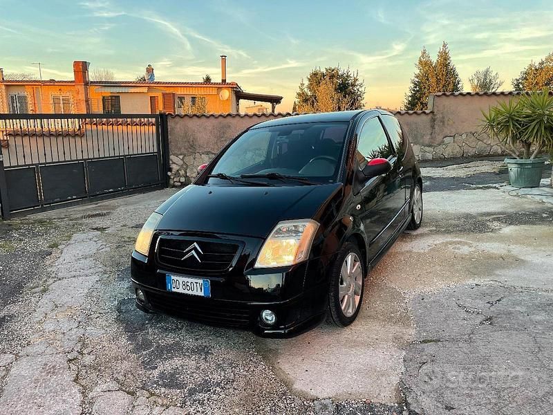 Usata Citroën C2 VTR Sport 68 CV (50 kW) 2006 Nero Utilitaria