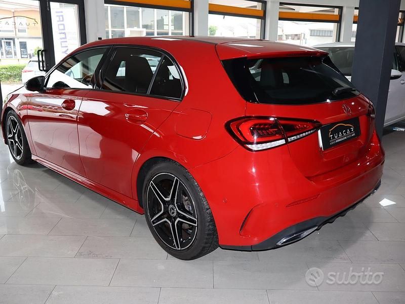 Usata Mercedes A180 AMG Line Premium 116 CV (85 kW) 2018 Rosso Berlina