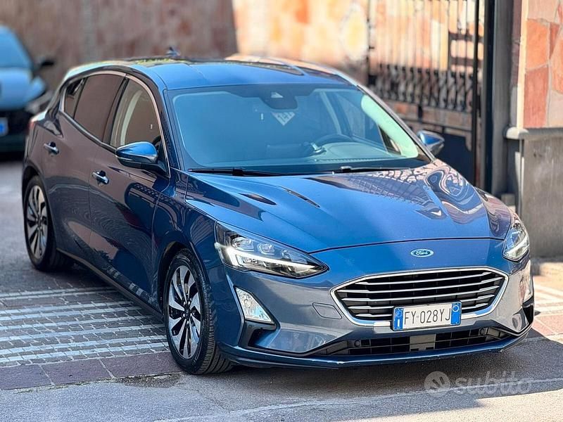 Usata Ford Focus Vignale 150 CV (110 kW) 2019 Blu Berlina