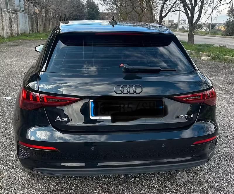 Usata Audi A3 150 CV (110 kW) 2021 Nero Berlina