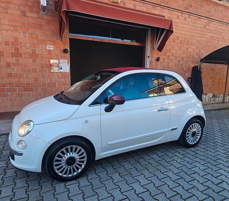 Usata Fiat 500C Lounge 95 CV (69 kW) 2011 Bianco Cabrio