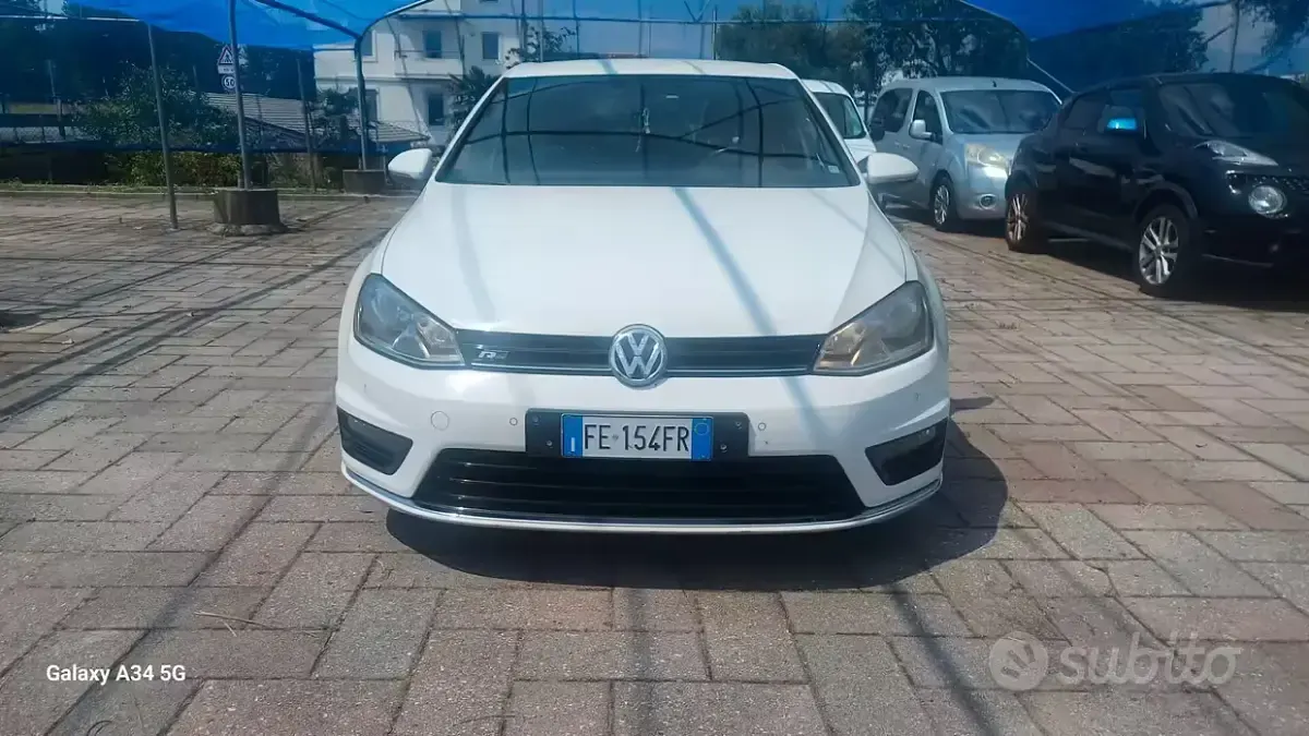 Usata VW Golf VII R 150 CV (110 kW) 2016 Bianco Berlina