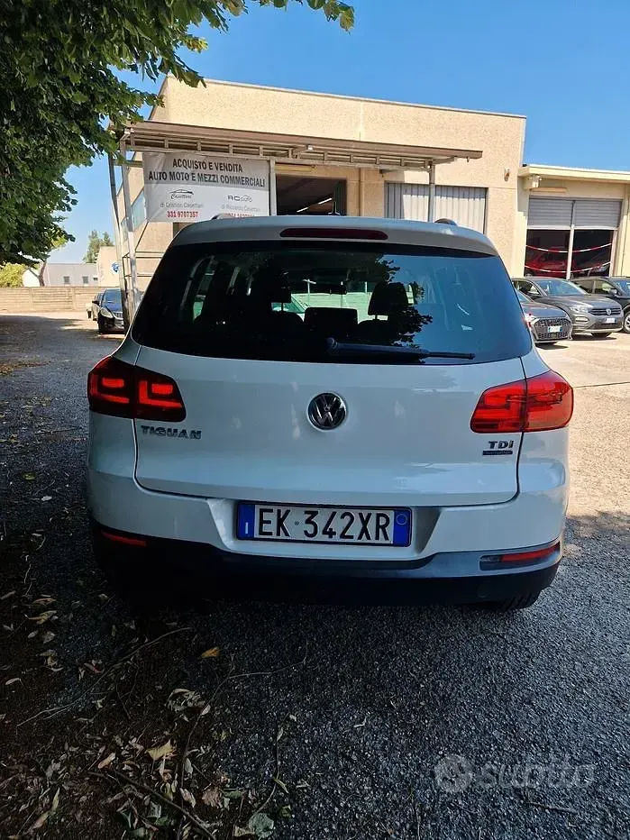 Usata VW Tiguan Trendline 110 CV (80 kW) 2012 Bianco SUV