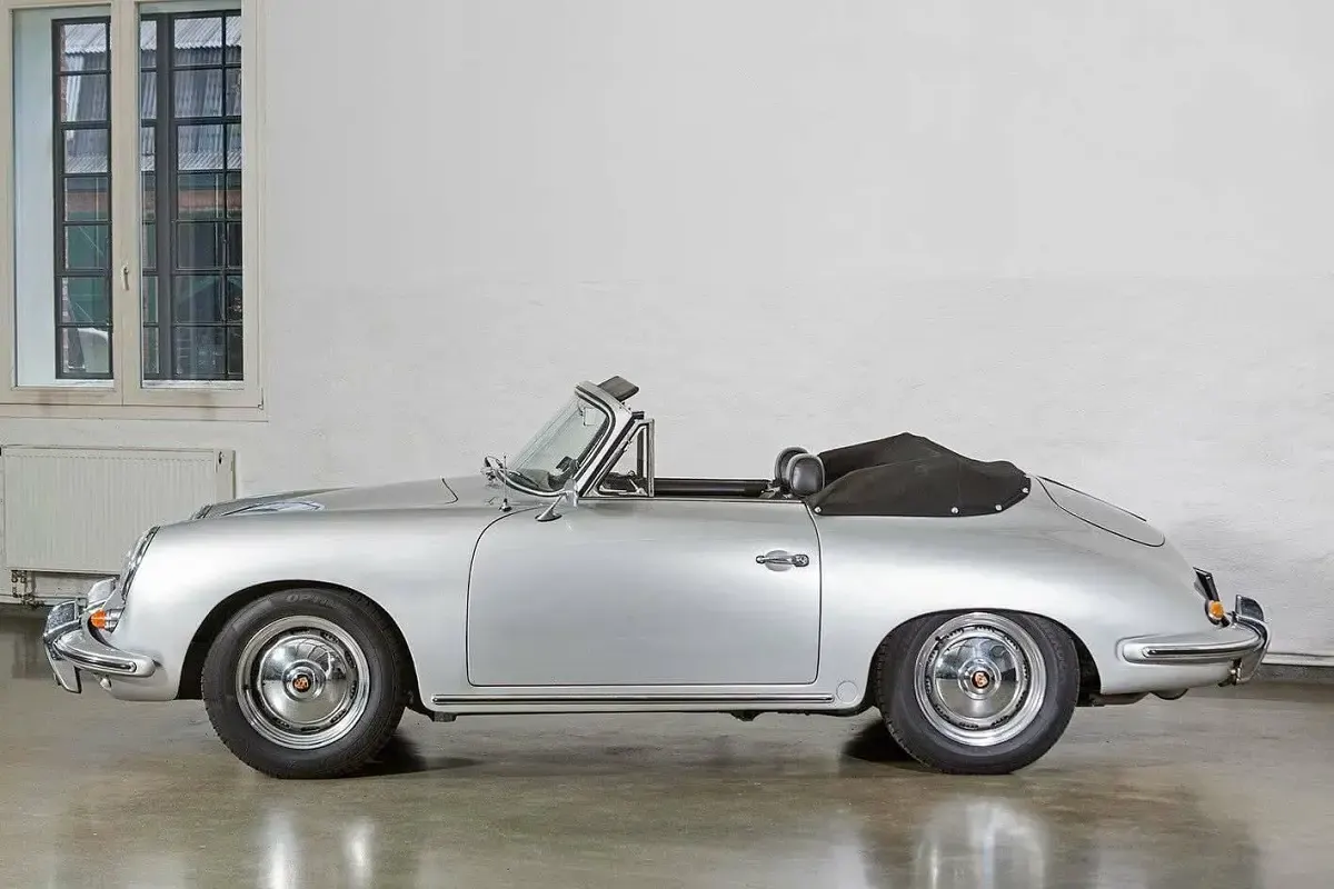Usata Porsche 356 B 60 CV (44 kW) 1960 Argento Cabrio