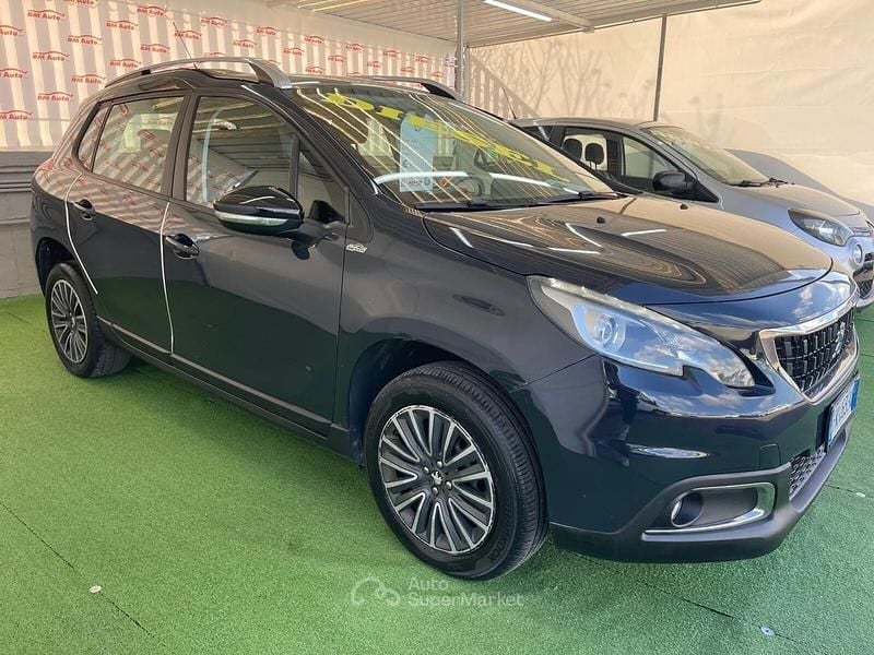 Usata Peugeot 2008 75 CV (55 kW) 2017 Blu SUV