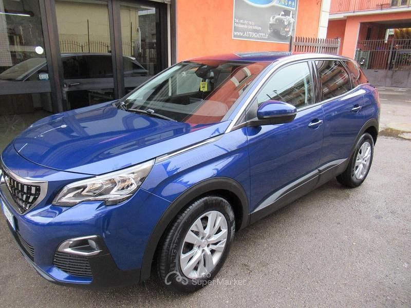 Usata Peugeot 3008 Business-Line 131 CV (96 kW) 2019 Blu SUV