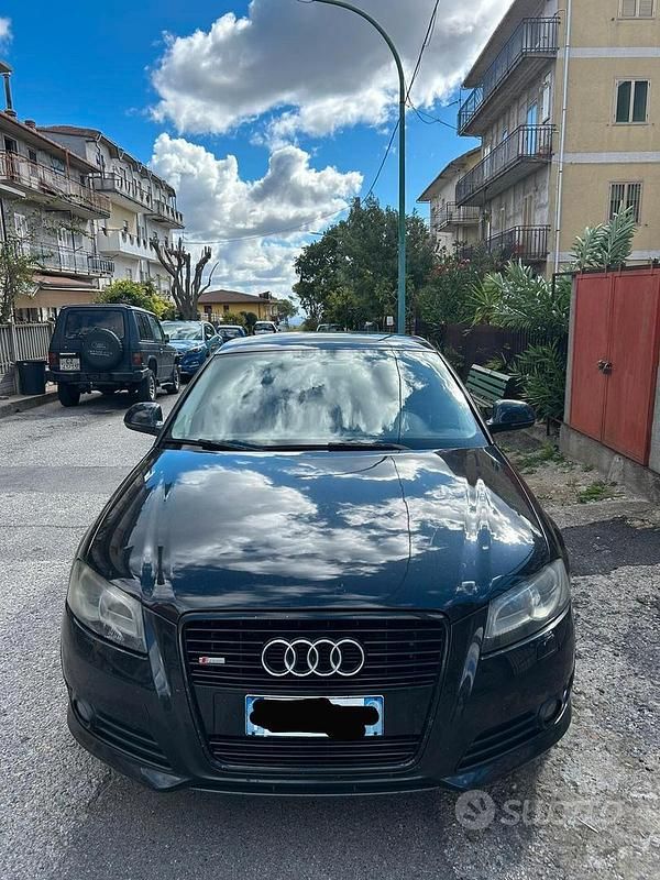 Usata Audi A3 S-Line 2009 Nero Utilitaria