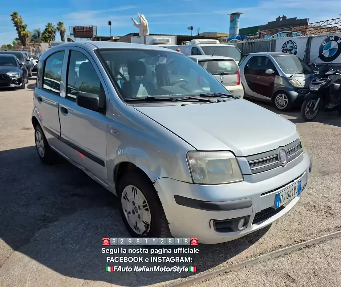 Usata Fiat Panda 60 CV (44 kW) 2008 Grigio Utilitaria