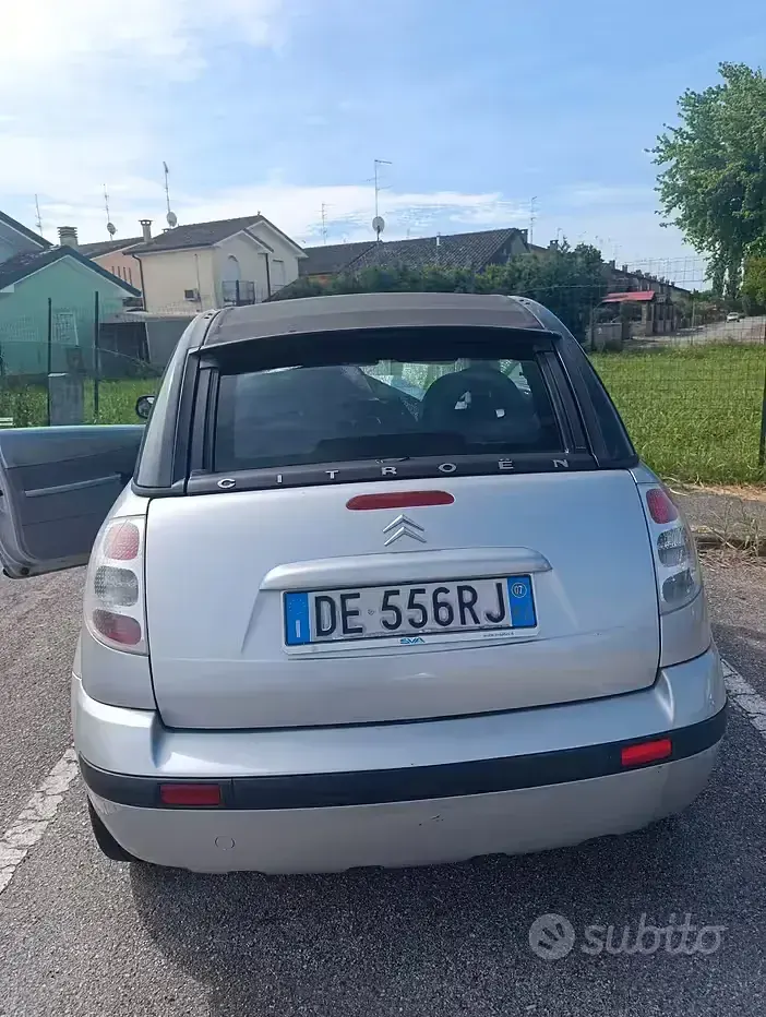 Usata Citroën C3 Pluriel 73 CV (53 kW) 2007 Grigio Cabrio